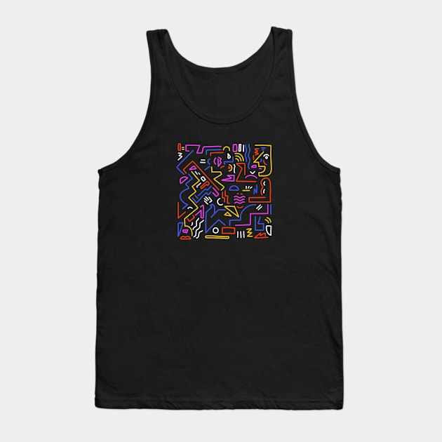 Rock the Box Tank Top by Ayelet Raziel Art